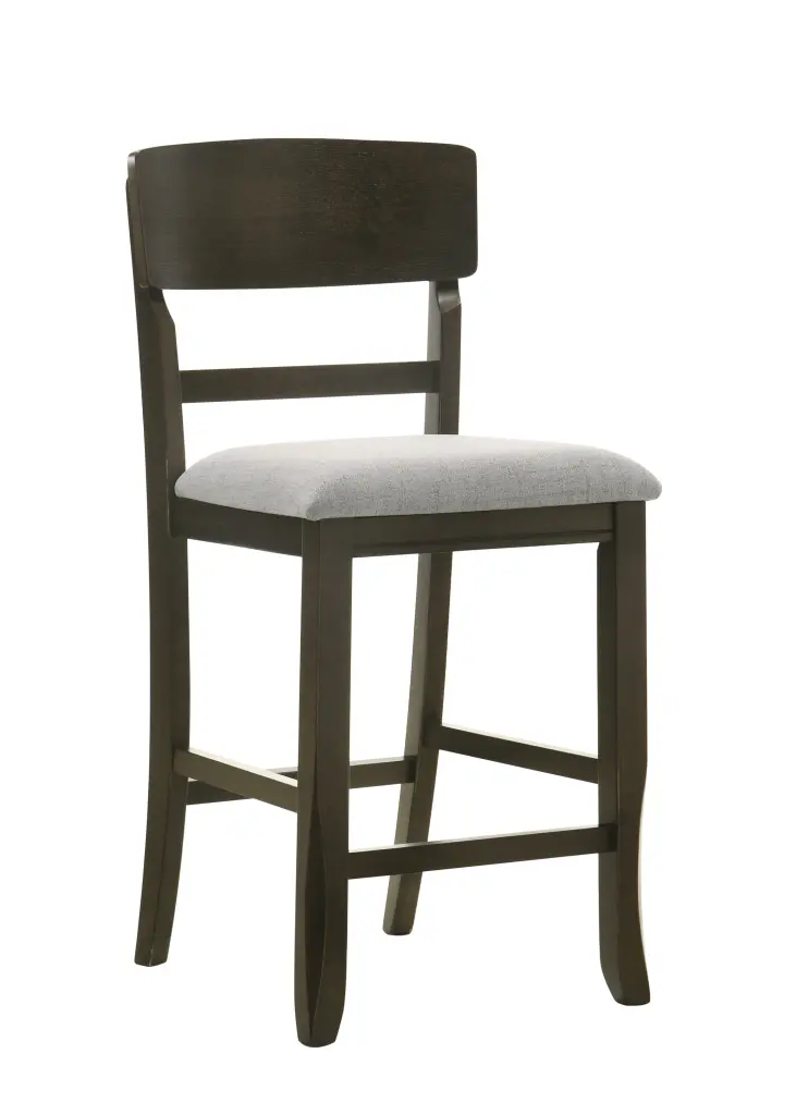 2-Piece Transitional Upholstered Counter Height Dining Chair Bar Stools kanepe