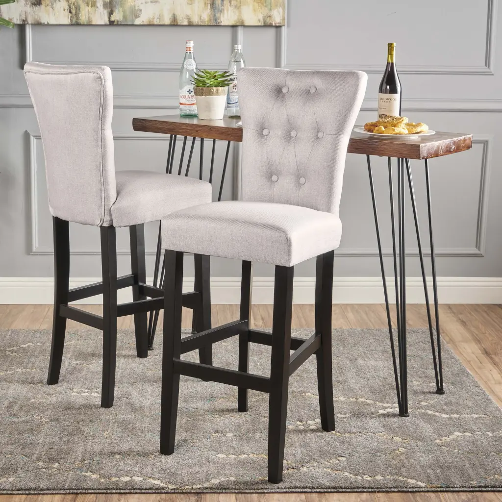 Wheat Timber Material Barstool Kitchen Counter or Bar nh-comfortcove