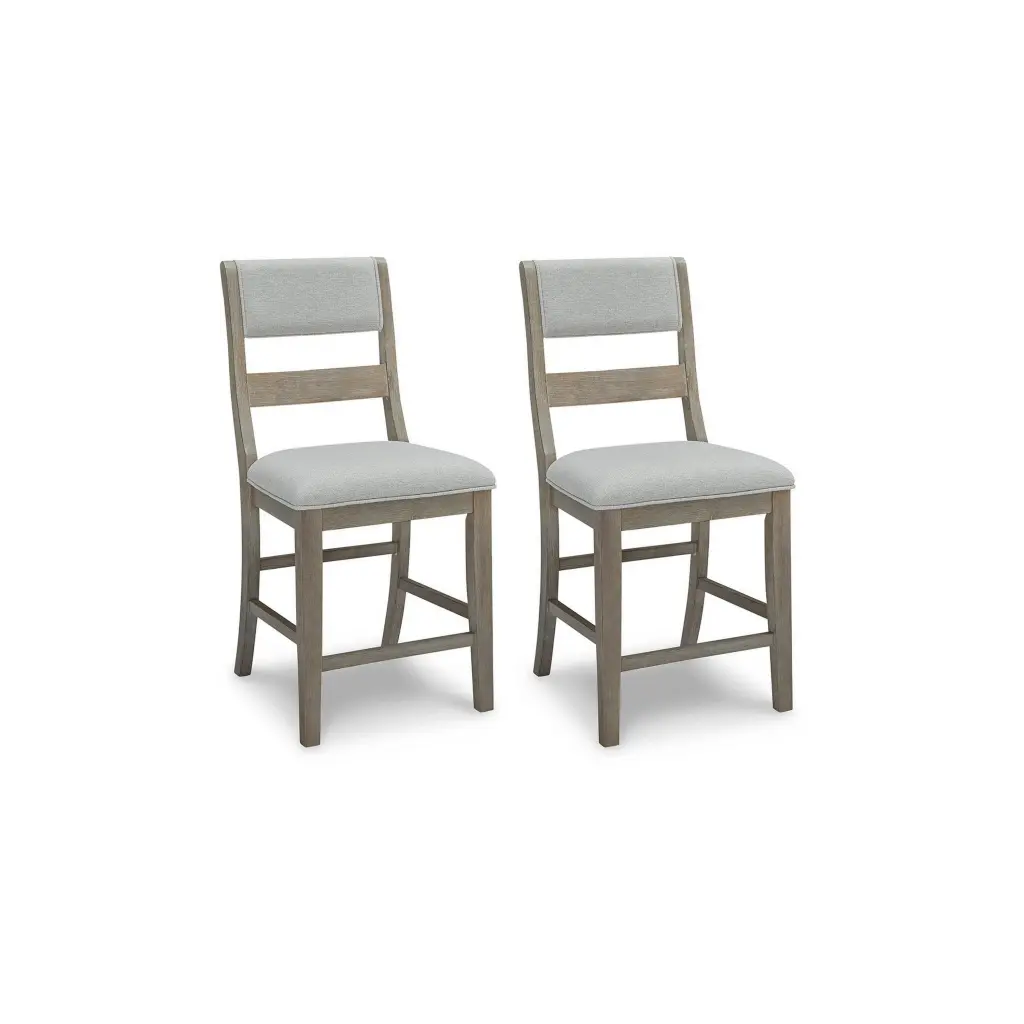 Set 2 24 Inch Counter Height Barstools Upholstered Cushioning royal hampton