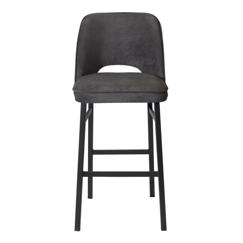 Sarah Barstool Brown Wood Counter Height Stool Kitchen steve silver furniture