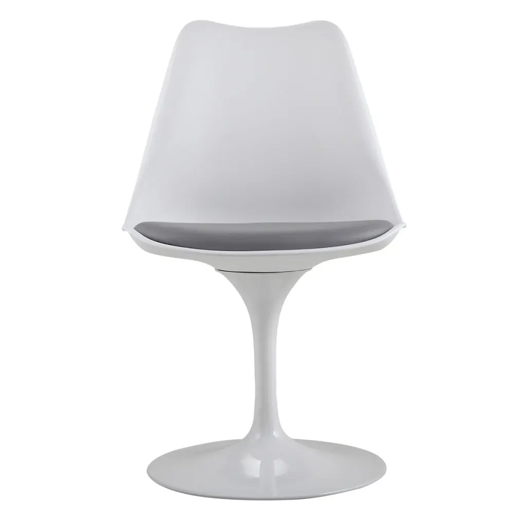 Swivel Tulip Side Chair Kitchen And Dining Room Bar Cushioned Seat w2181