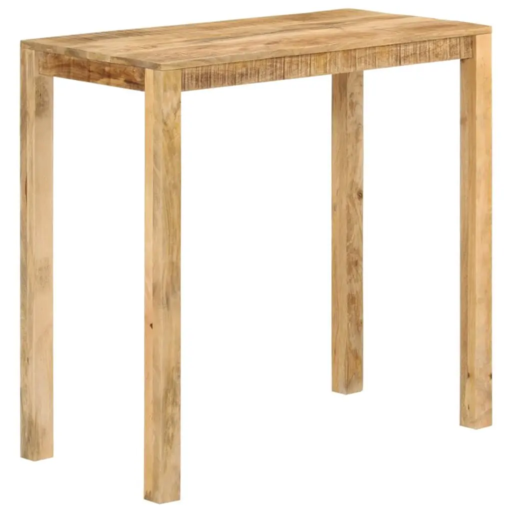 Bar Table 44.1x21.7x42.5 Inches Solid Wood Mango Modern Counter Table