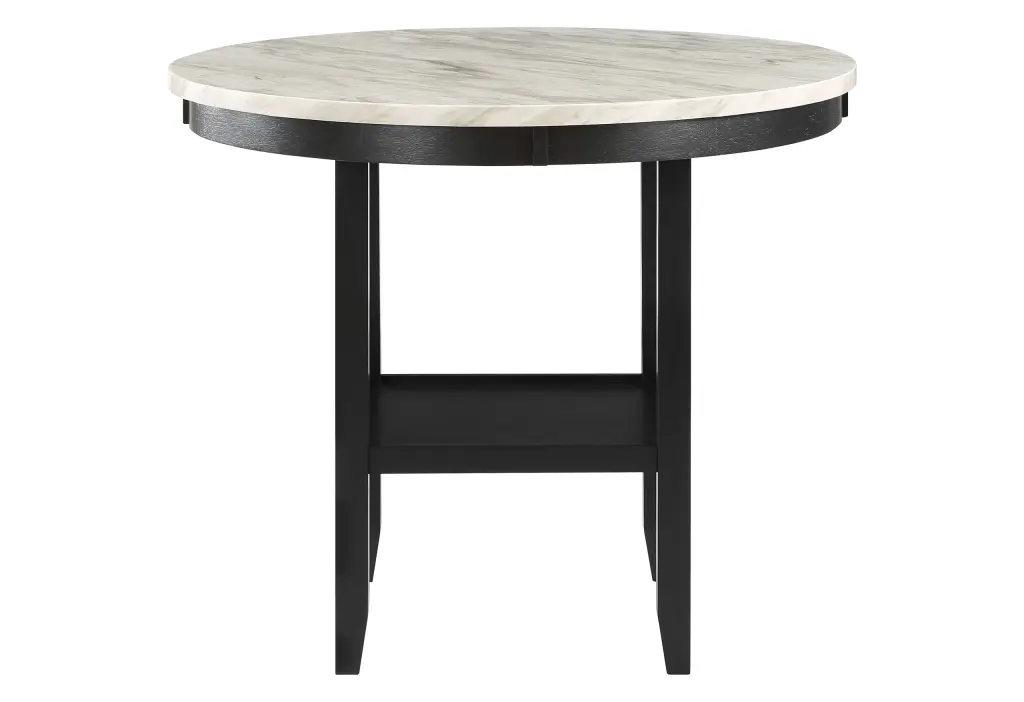 Greta Bar Table Antique White Rubber Wood Counter Table luxe modern furniture