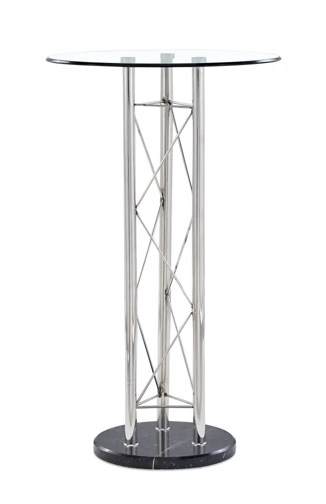 Zire Bar Table Black Glass Modern Home and Bar Decor luxe modern furniture