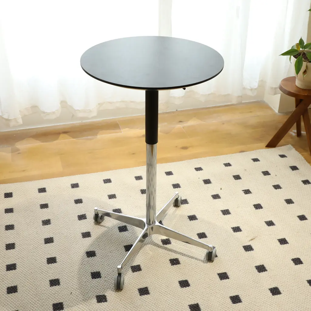 Movable Adjustable Bar Table Pub Table 360 Swivel Counter Bar Height Adjustable mf furniture