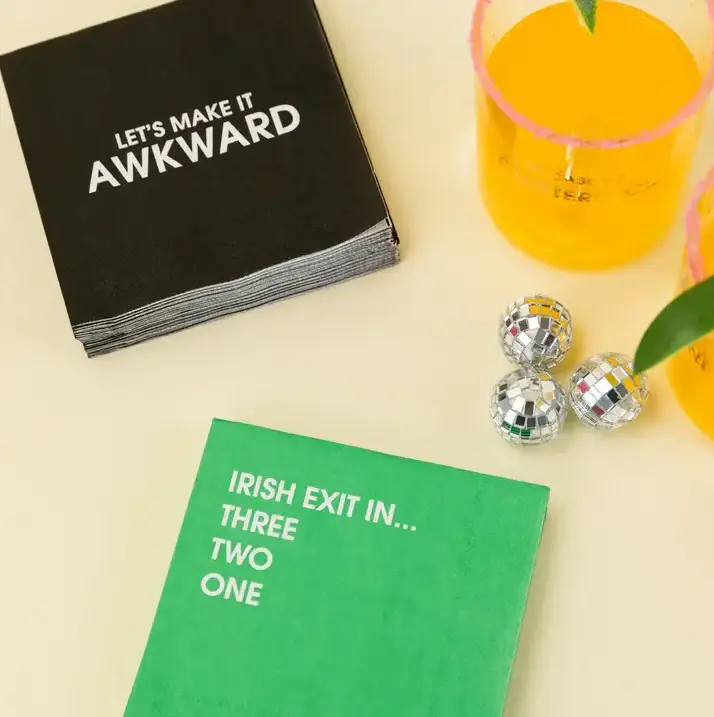 Irish Exit 3,2,1... - Cocktail Napkins