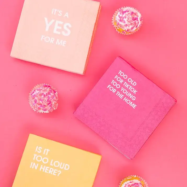 It's Yes Me - Cocktail Napkins