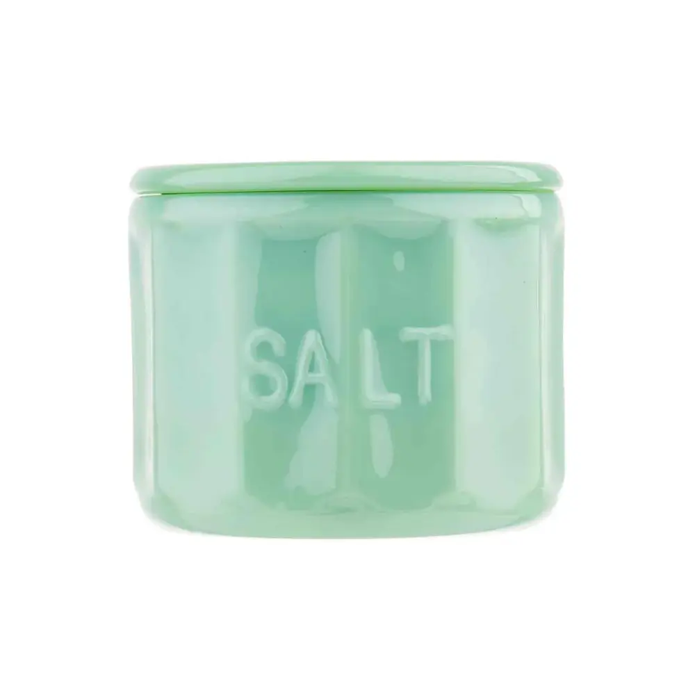 Jadeite Glass Collection Salt Cellar Lid