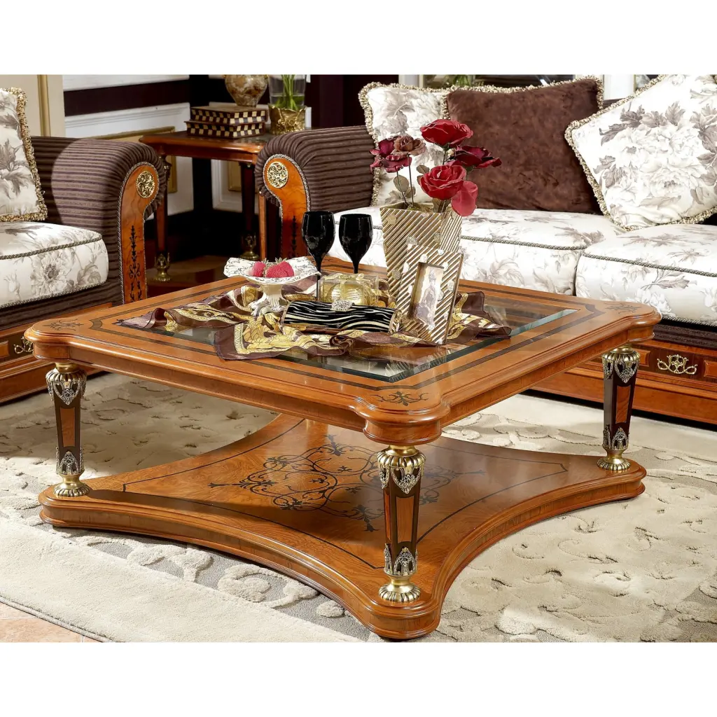 Maykoosh Baroque Bliss E-29 Square Coffee Table