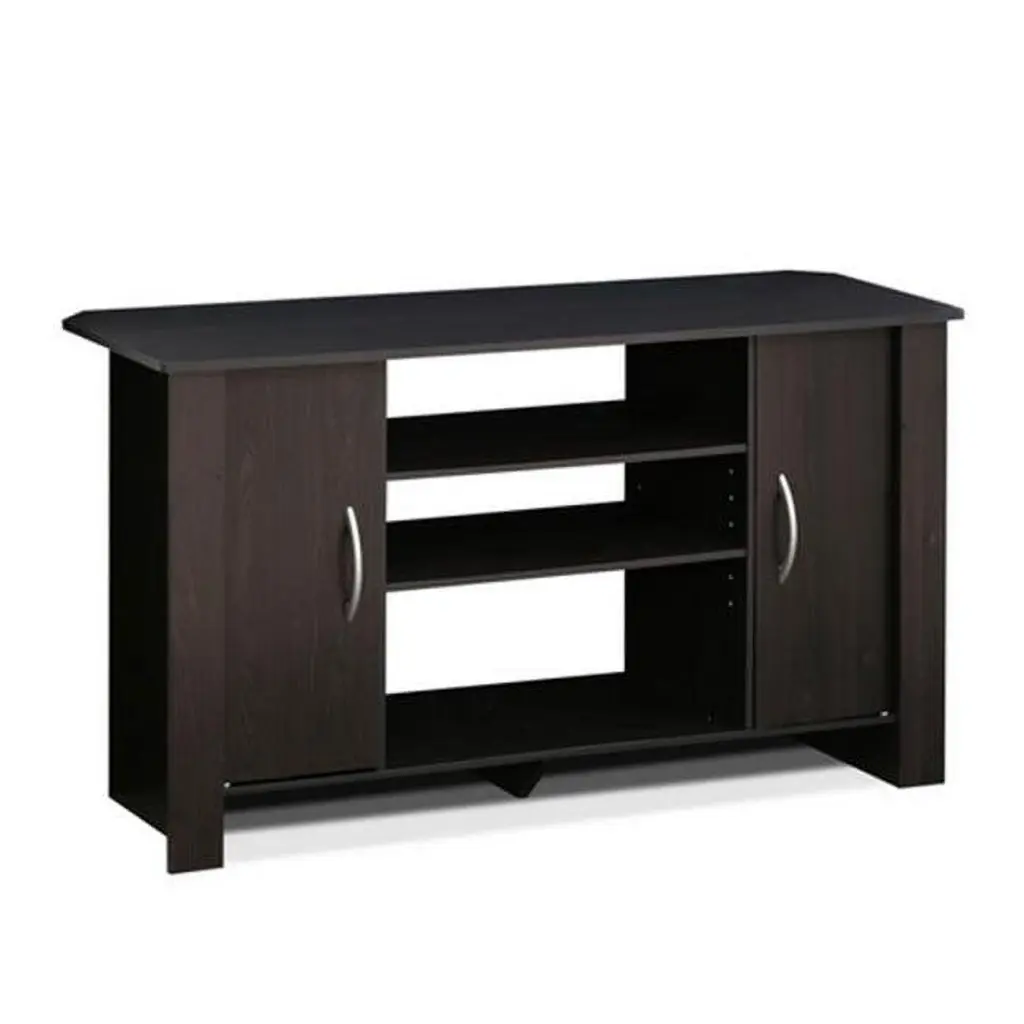 Econ TV Stand Center Espresso Finish 22.8 x 42.1 x 13.5 Inches Media Console Highkey