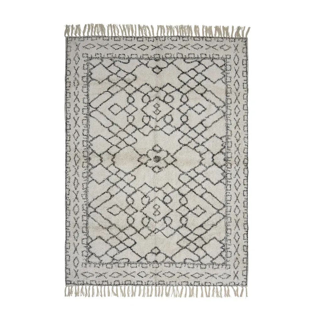 Jaqueline Cotton Rug - Snow