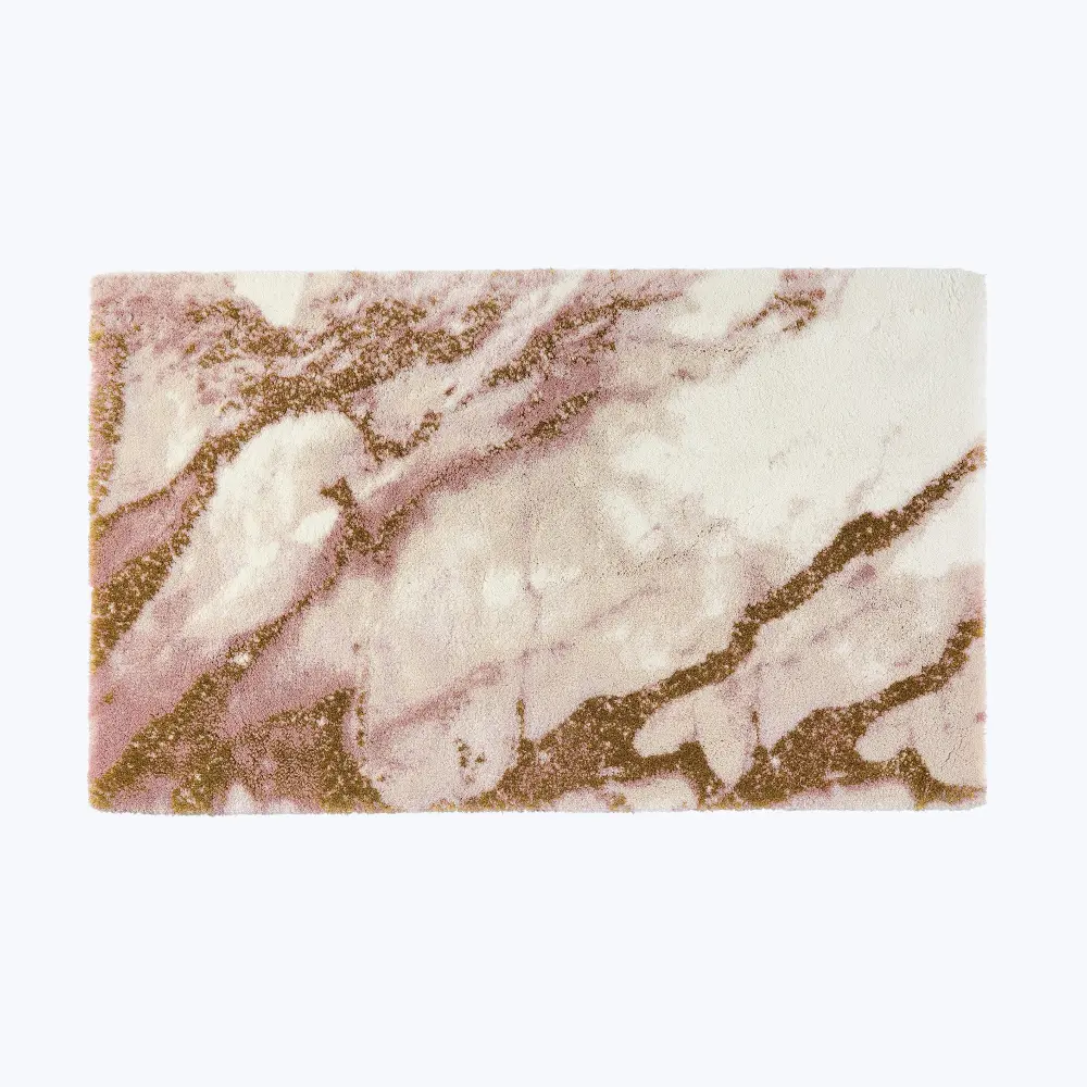 Premium Plush Rosy Bath Rug