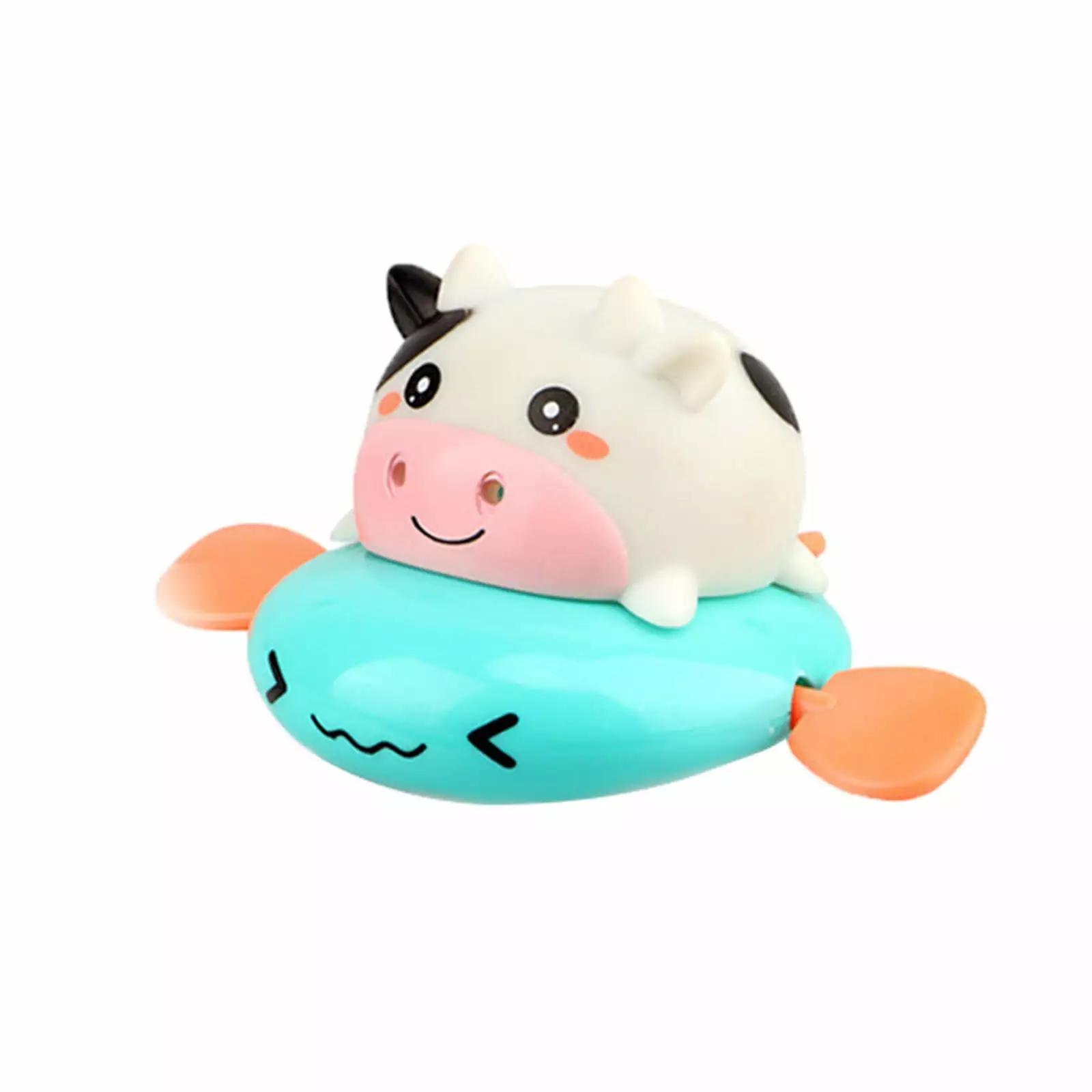 USYFAKGH Baby Swimming Pad Fun Bath Time Cow and Flying Fish Water Toys 1PC