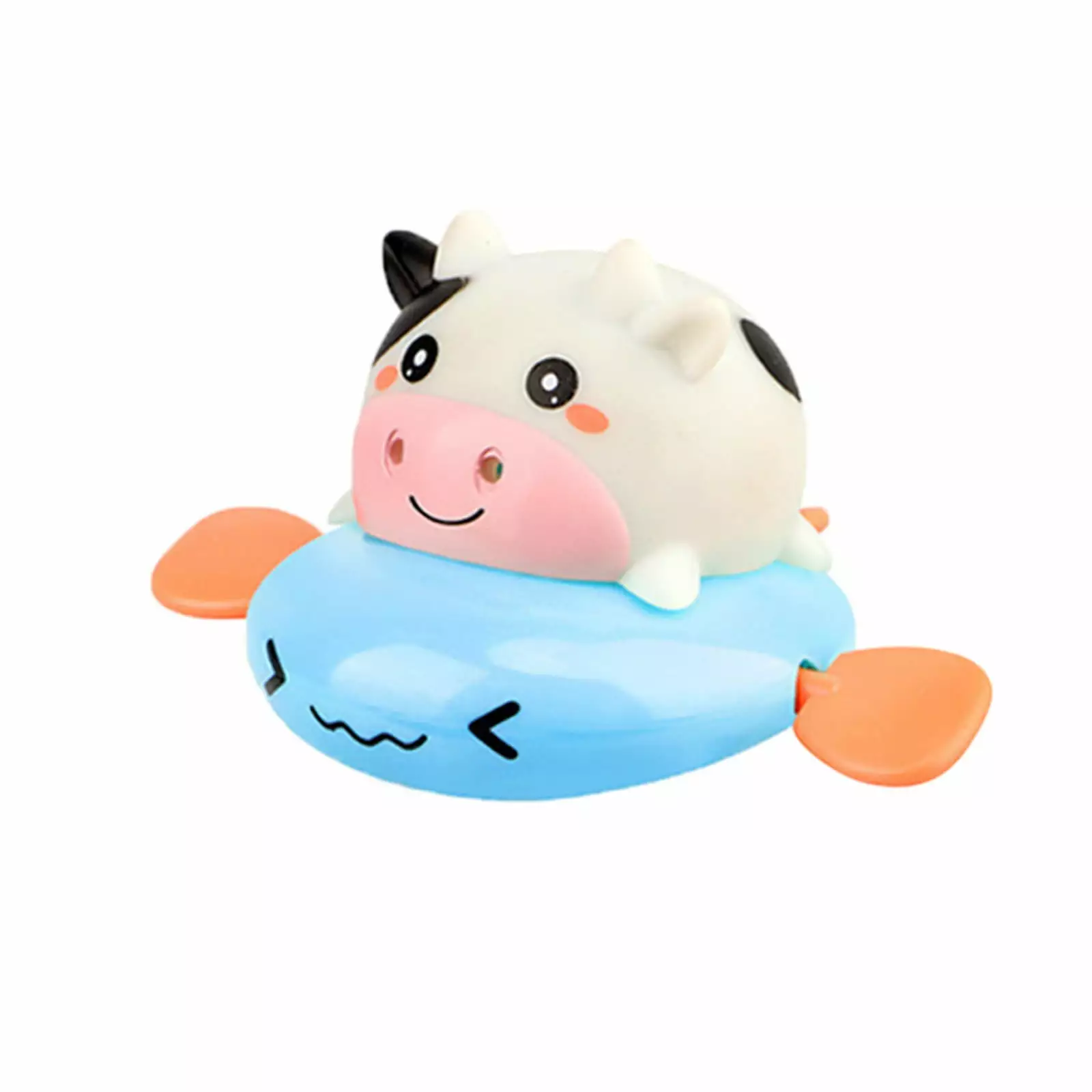 ZiSUGP Fun Bath Time Cow and Flying Fish Water Toys Baby Neck Tube Pool
