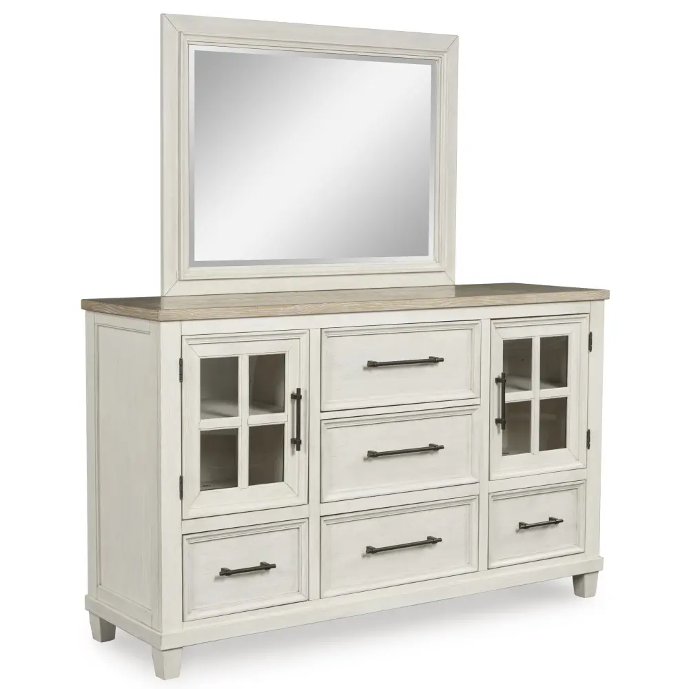 Diamond Modern Furniture Exclusive Design Shaybrock Dresser Mirror B683-31/B683-36