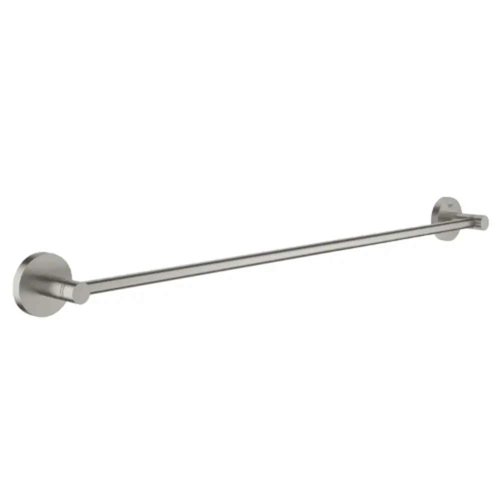 Grohe Essentials Towel Rail 600mm Supersteel - 40366DC1 - Vogue Bathroom Accessory