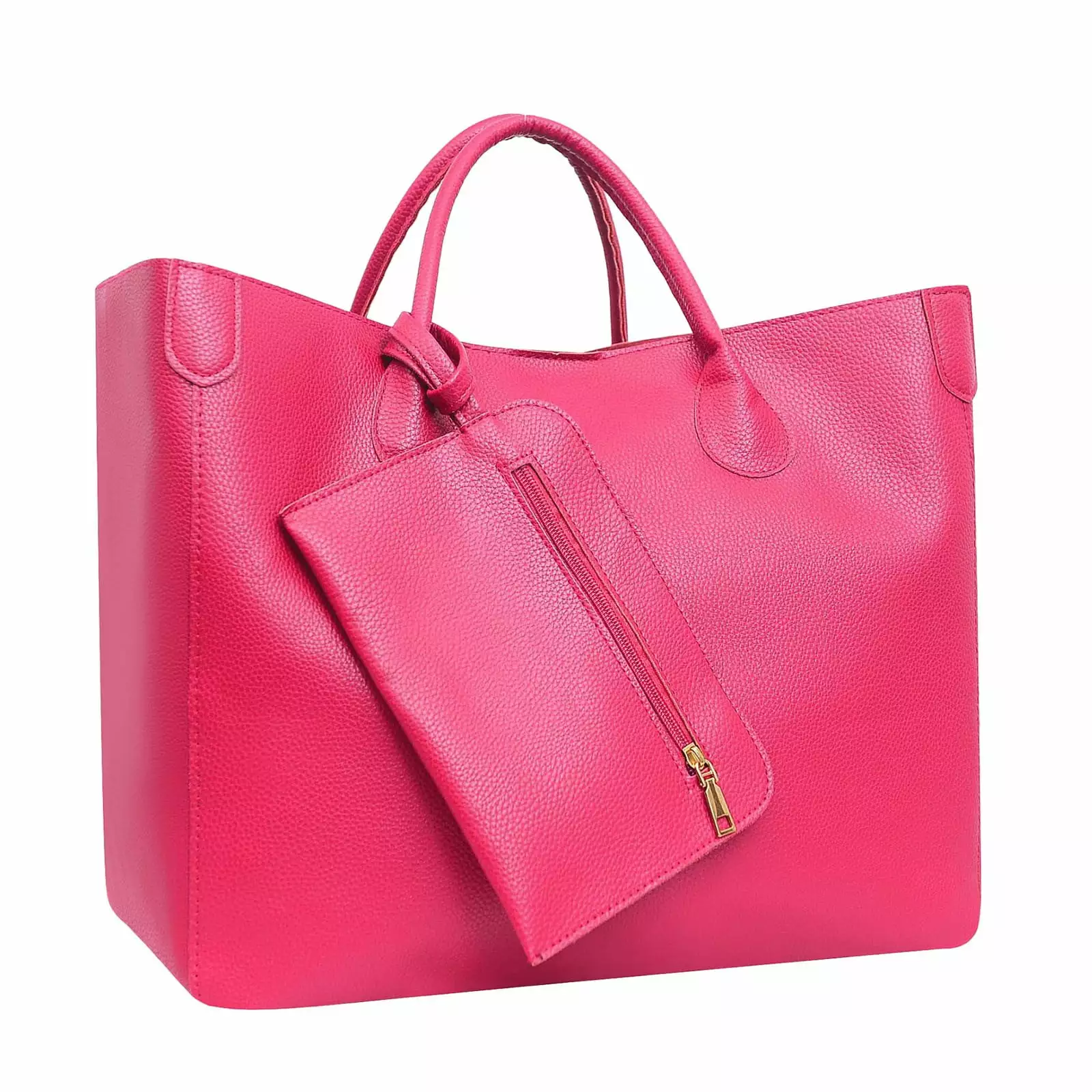 ZiSUGP Pink Beach Tote Bag Men and Women Washable Open Hollow Handbag Travel