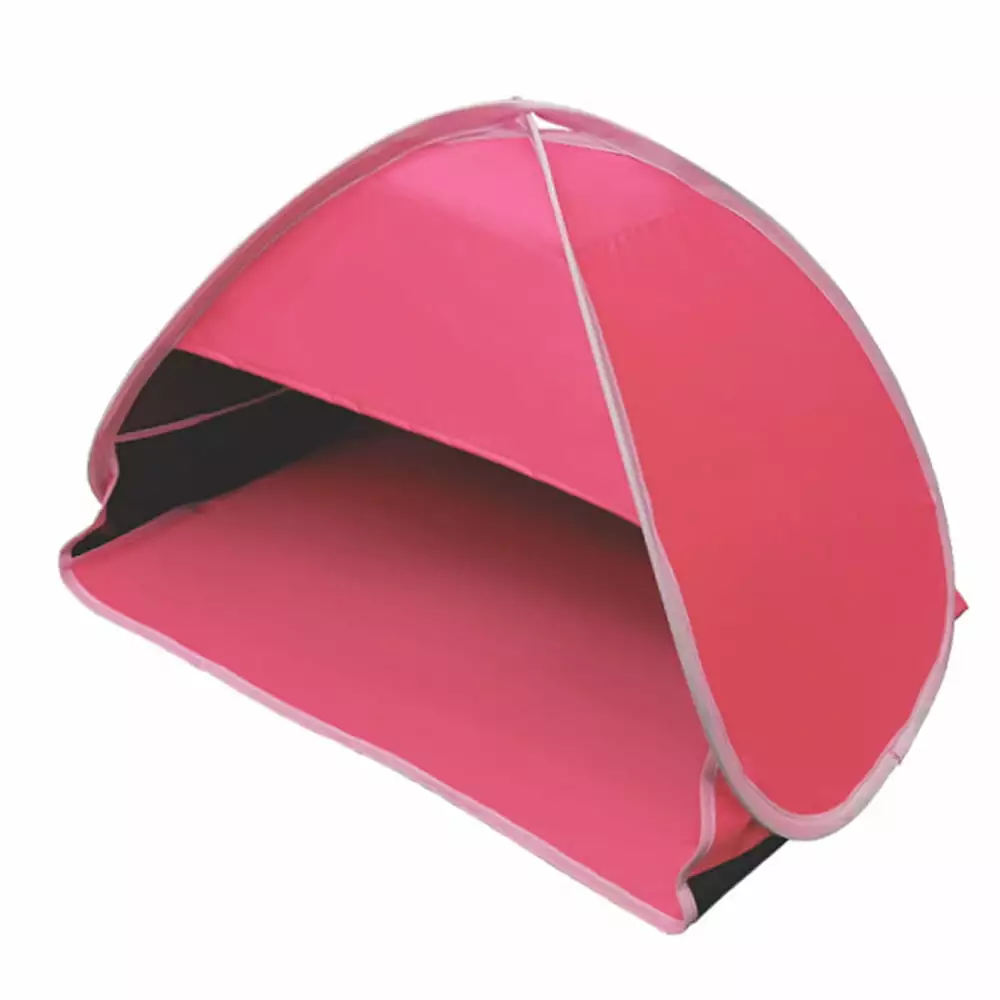 Beach Tent UPF 53+ UV Protection Portable Sun Shelter Canopy Lightweight Easy Setup Red 80x50x55cm 705045cm