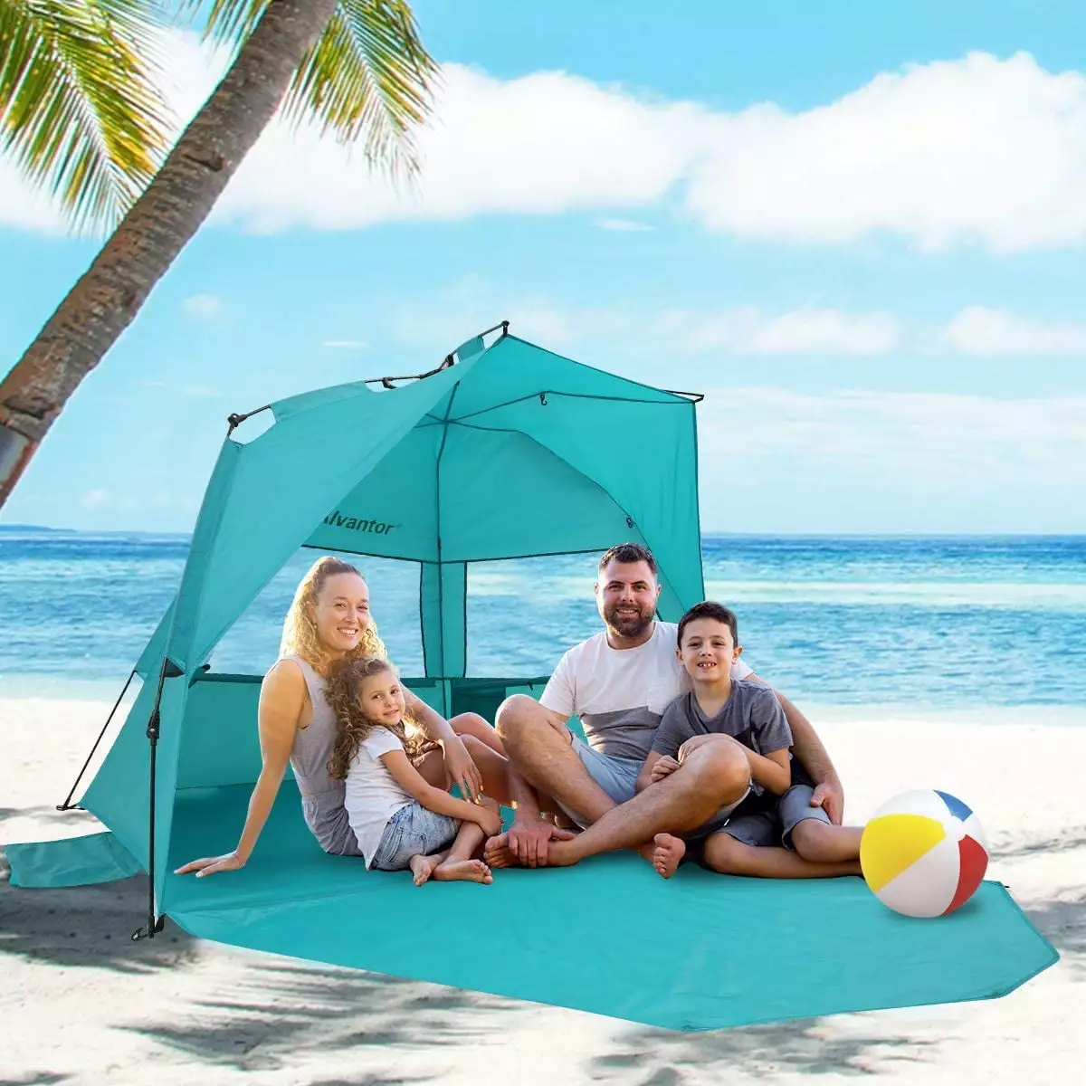 Alvantor Beach Tent - Portable Sun Shelter Outdoor Activities Bluecoast