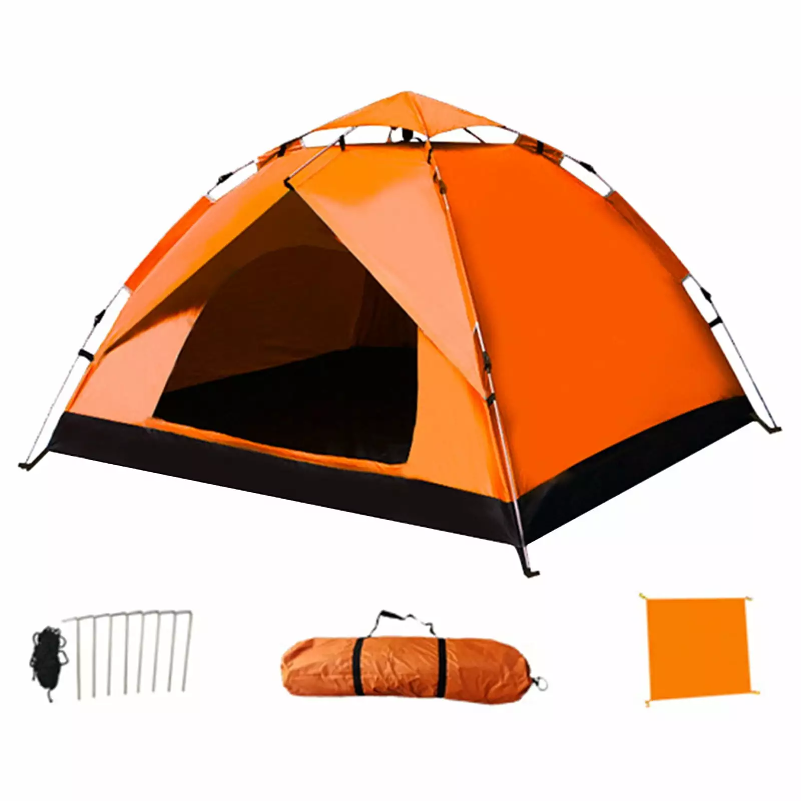 Beach Tent Sun Shade Shelter 2-3 Person Fiberglass Rods Carry Bag Stakes 2X1.5X1.35m 100