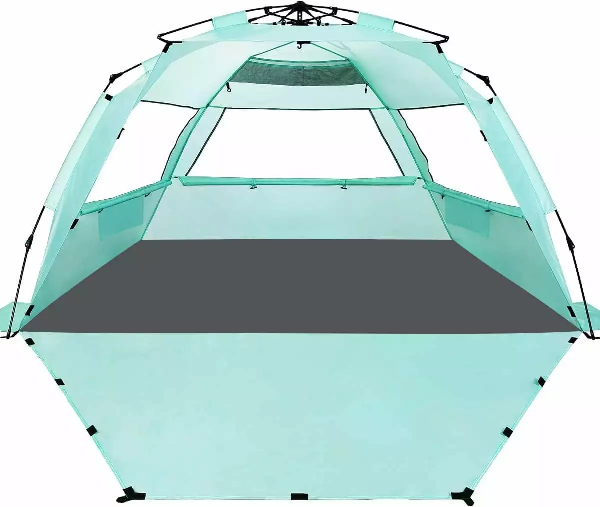 Deluxe XL Pop Up Beach Tent Sun Shade Shelter 3-4 Person UV Protection