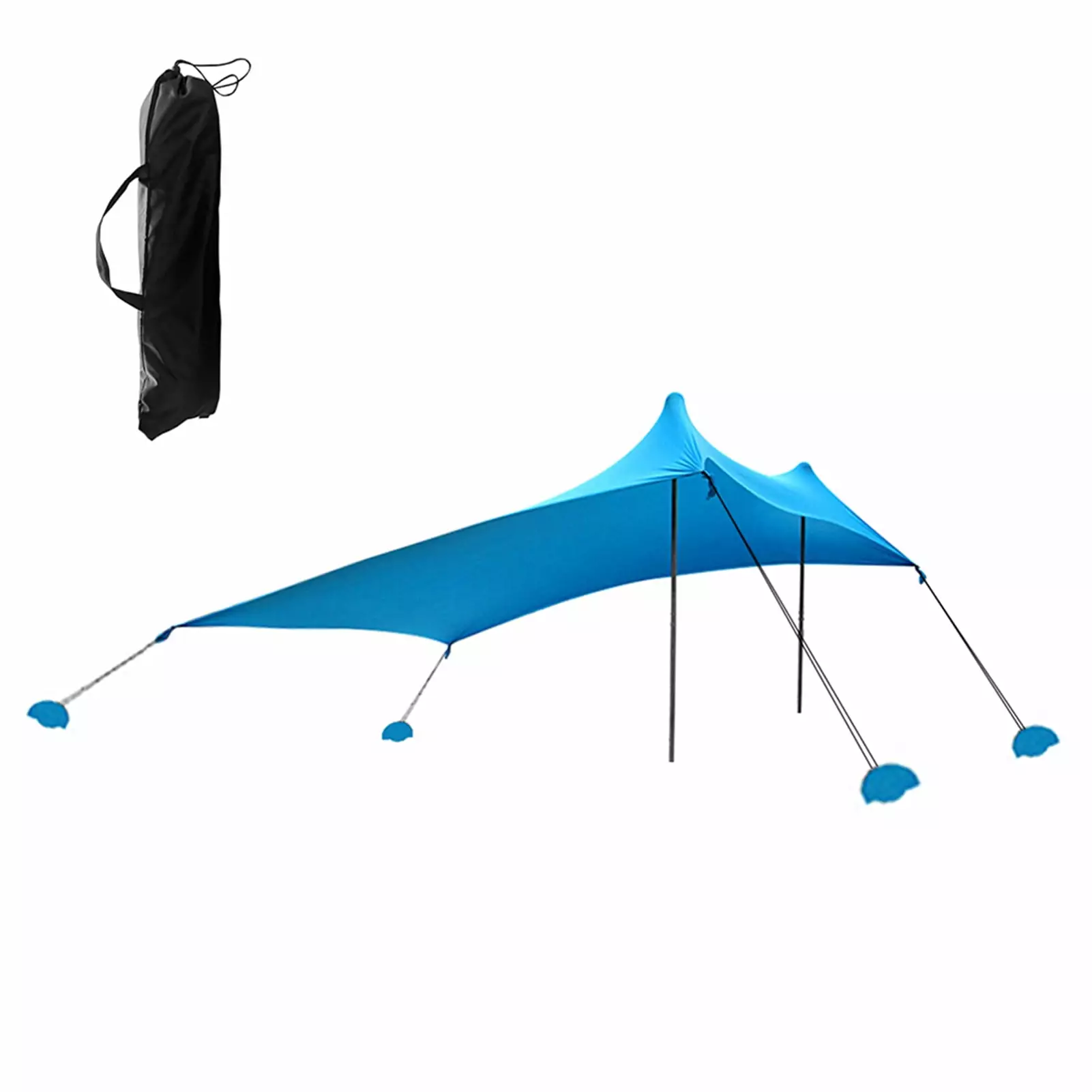 Maboto Beach Tent Sun Shelter Sandbags Camping Fishing Hiking Backyard Beach Park Outdoor Activities