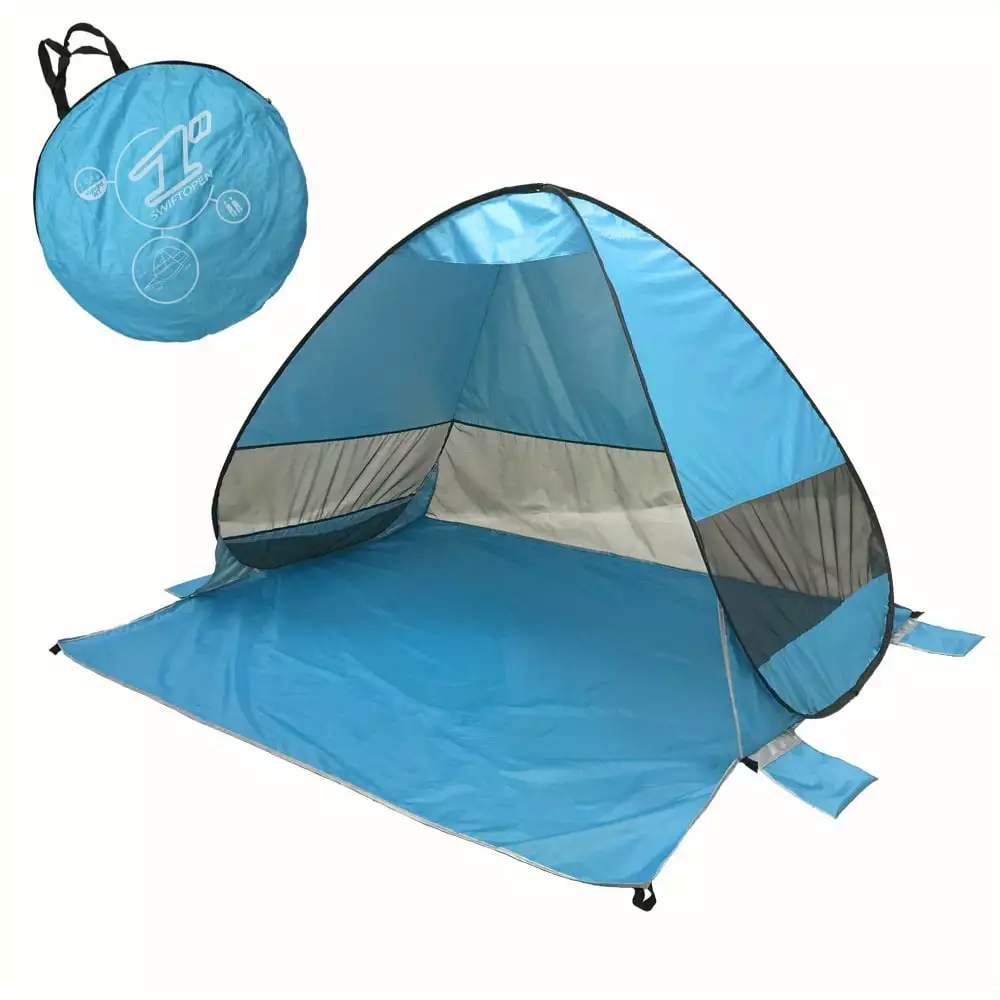 Portable Beach Tent 2-3 Adults UPF 50+ Lightweight Tent Outdoor Camping 78