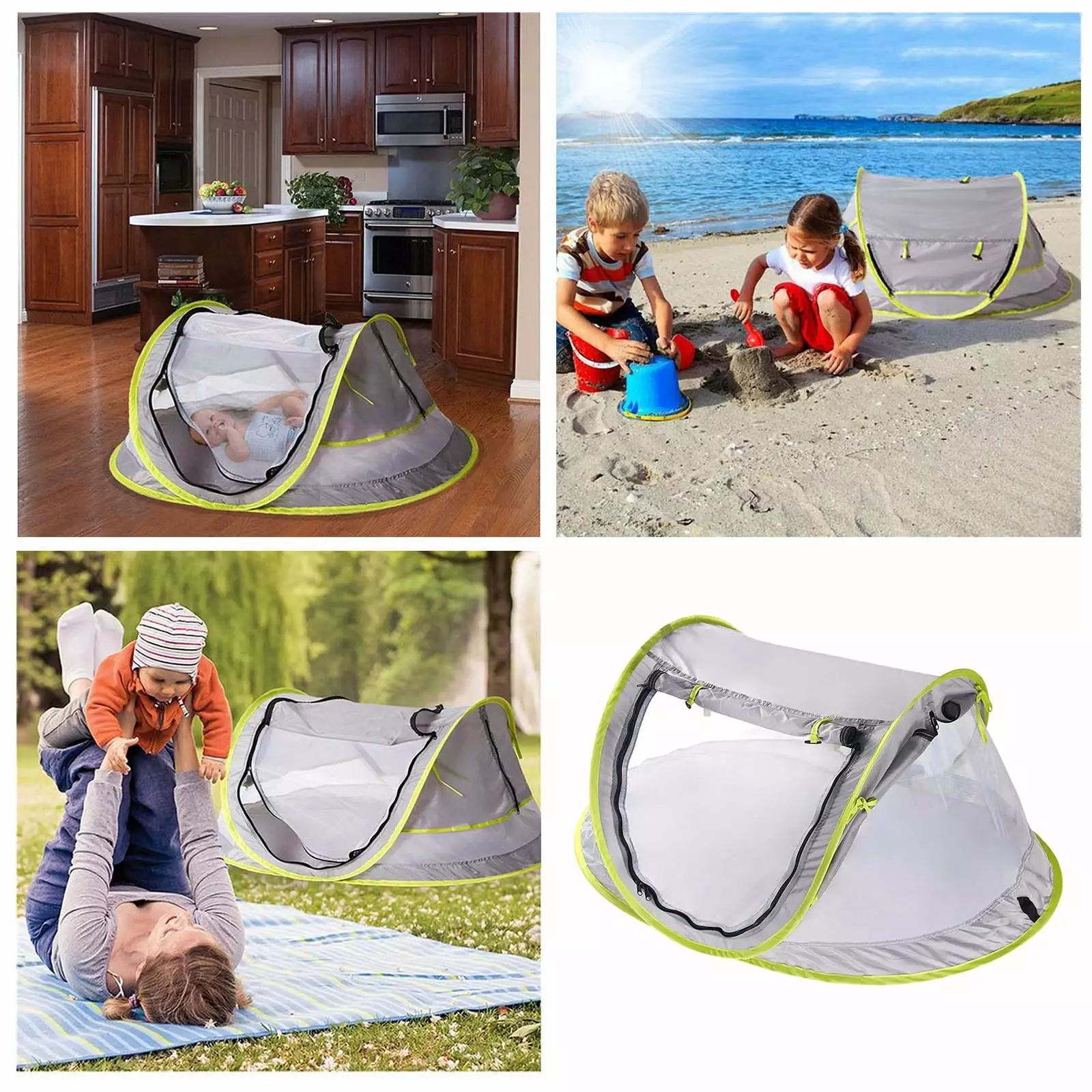 Portable Folding Beach Tent Net Travel Bed Baby Pool 0-2 Years
