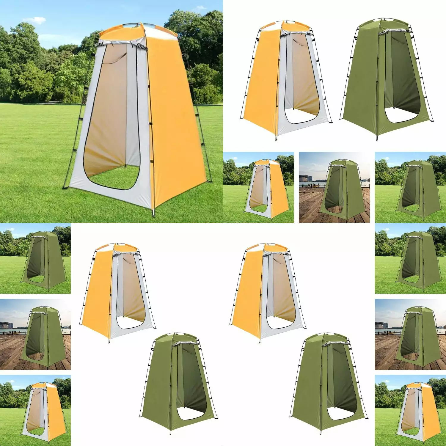 Tranquil and Roomy Privacy Beach Tent Solitude and Peaceful Seclusion