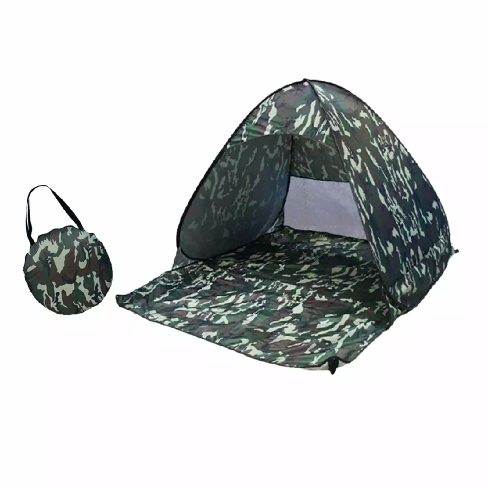 UPF 50+ Beach Sunshade Tent Outdoor Activities Hiking Backyard Green Portable Sun Protection Shelter