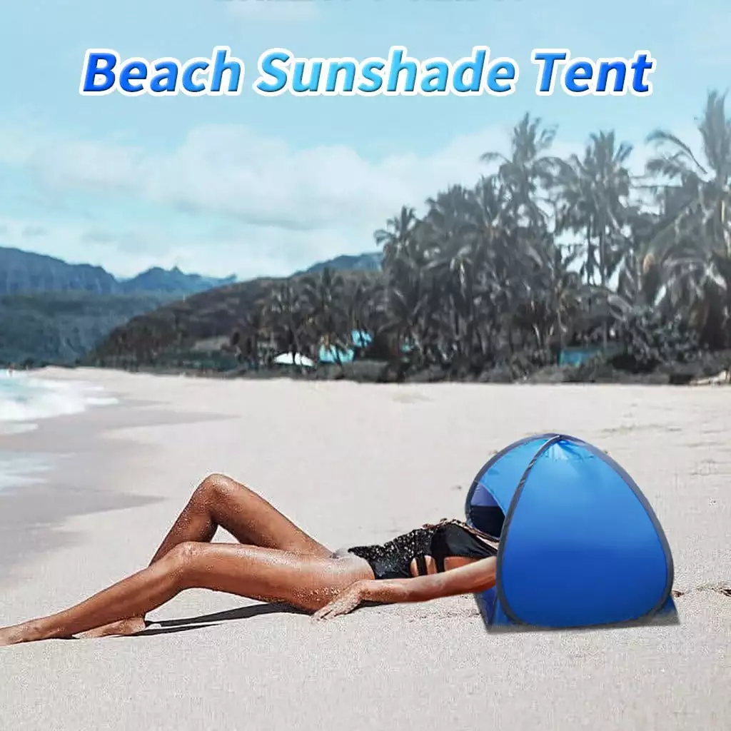 ZMLDEGSS Portable Lightweight Sun Shade Beach Tent Outdoor Camping and Beach