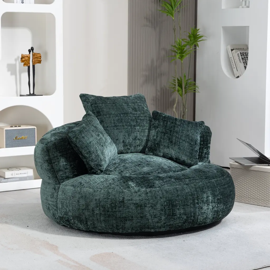 Coolmore Lazy Sofa High Back Bean Bag Chair Lounger Long-lasting Ease coolmore w-395
