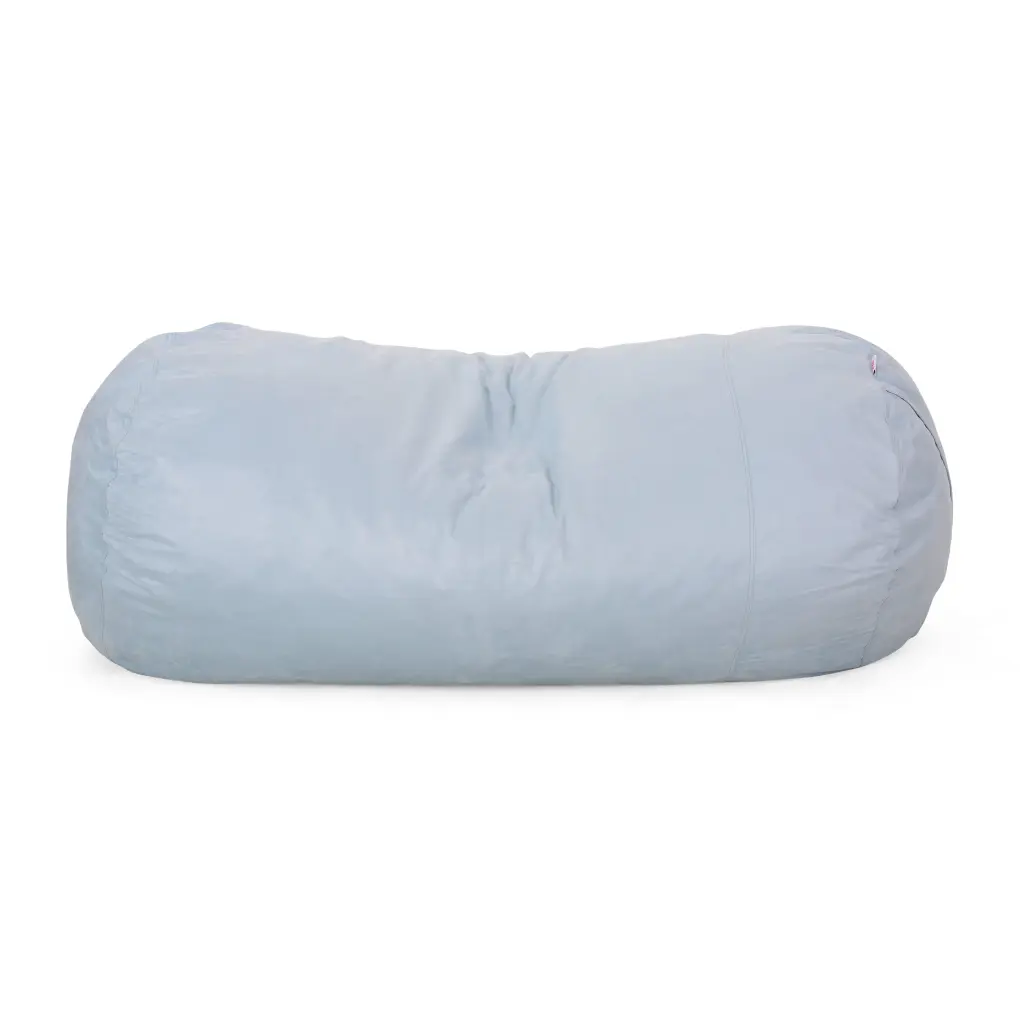 Aruba 8 Foot Microfiber Cylindrical Bean Bag Seafoam Comfortable Lounger bazar
