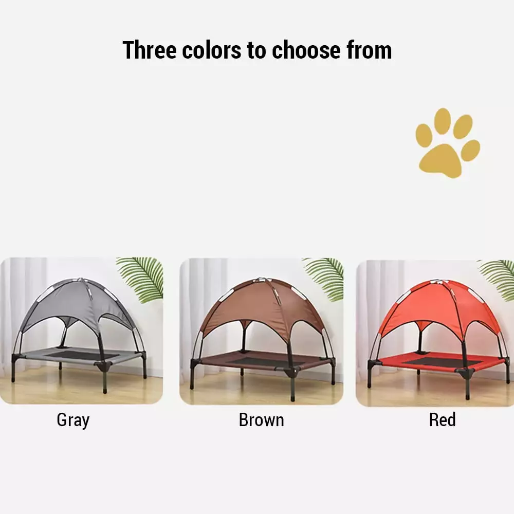 Indoor Bed Tent PVC and Mesh Tear-resistant Material Portable Cool Sleeping Shelter L