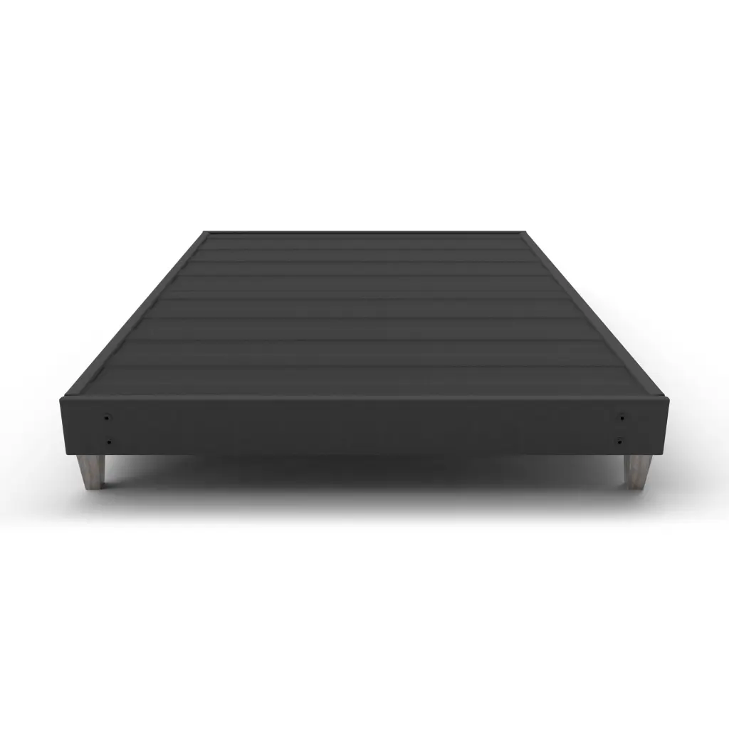 Articulate Quick Installation Bed Frame Foundation Twin Long Twin XL Dark Grey motiontrend