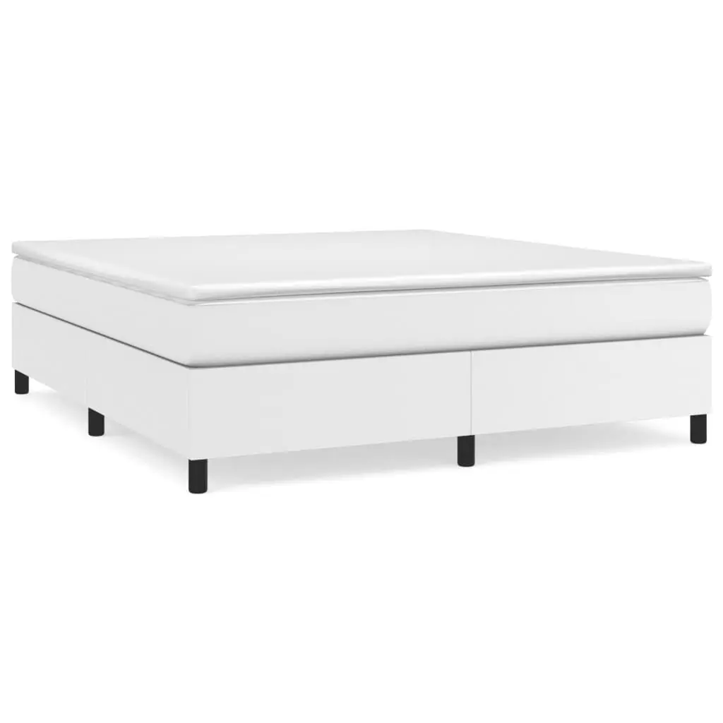 White King Faux Leather Bed Frame without Mattress US Only