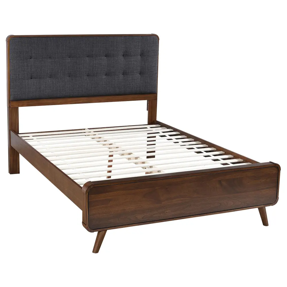 Diamond Modern Furniture COA Robyn Queen Upholstered Platform Bed 205131Q