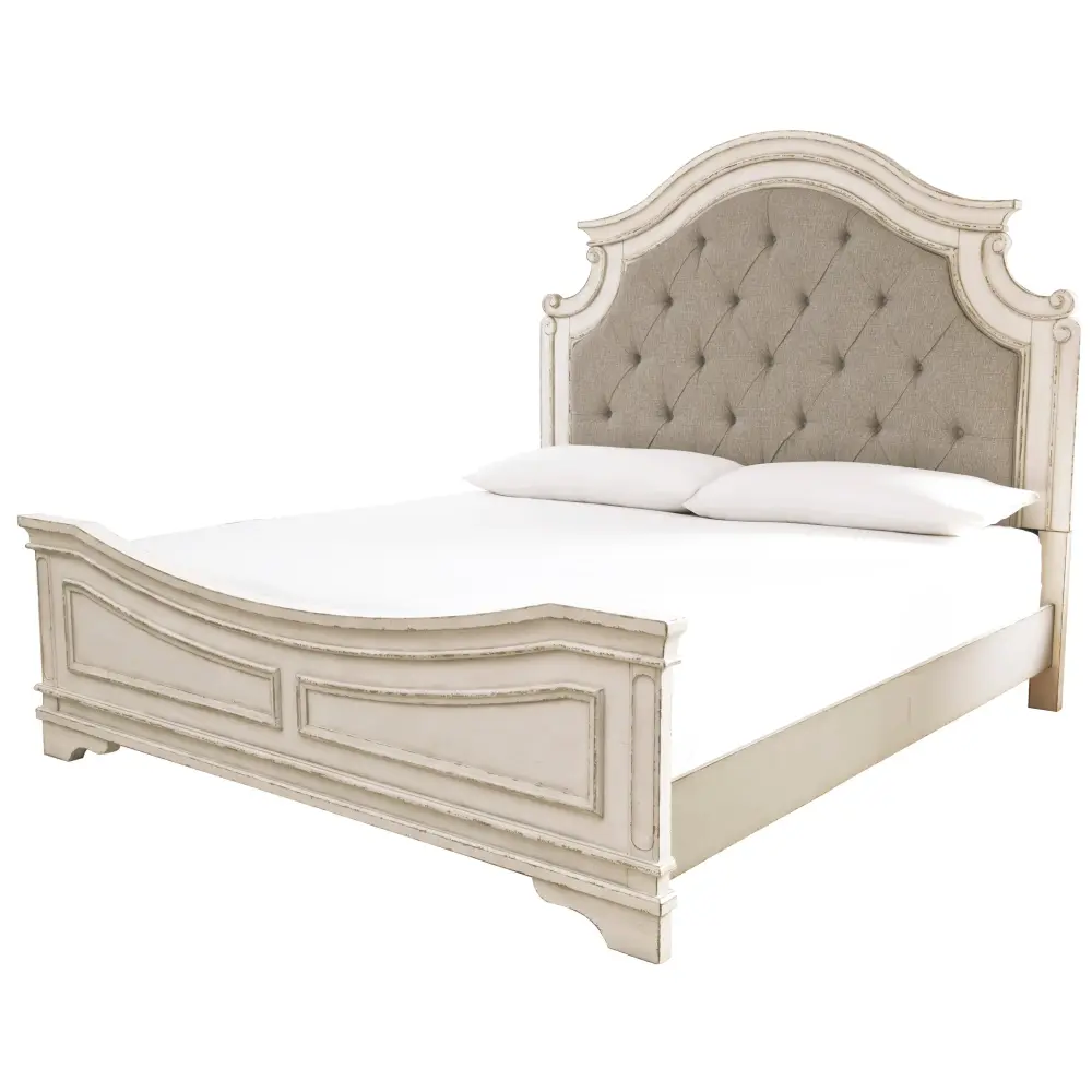 Diamond Modern Furniture Unique Design Realyn Queen Upholstered Panel Bed B743-57/B743-54/B743-96