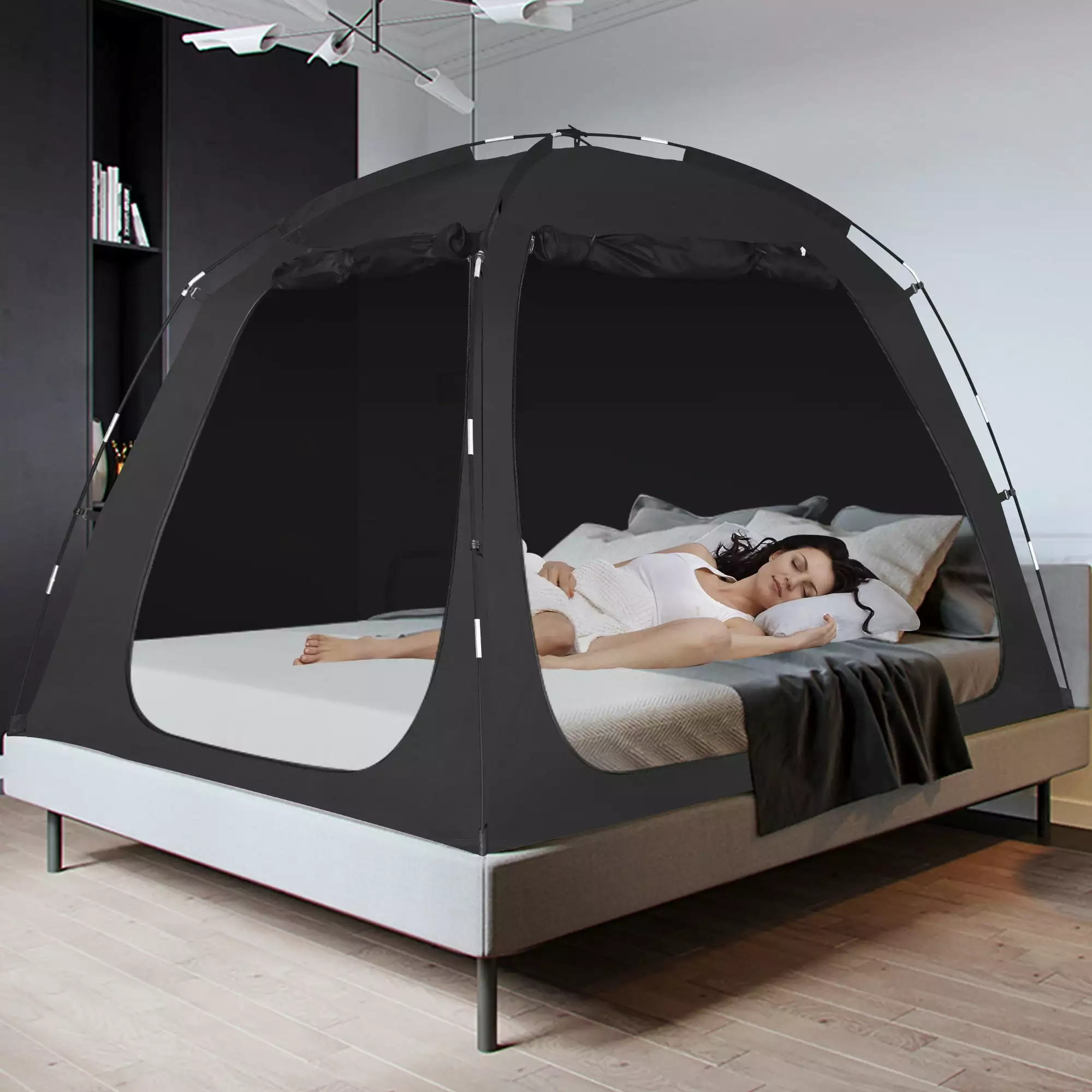 Portable Twin Size Bed Tent Sweet Dream Sleep Space Indoor and Outdoor Use Full