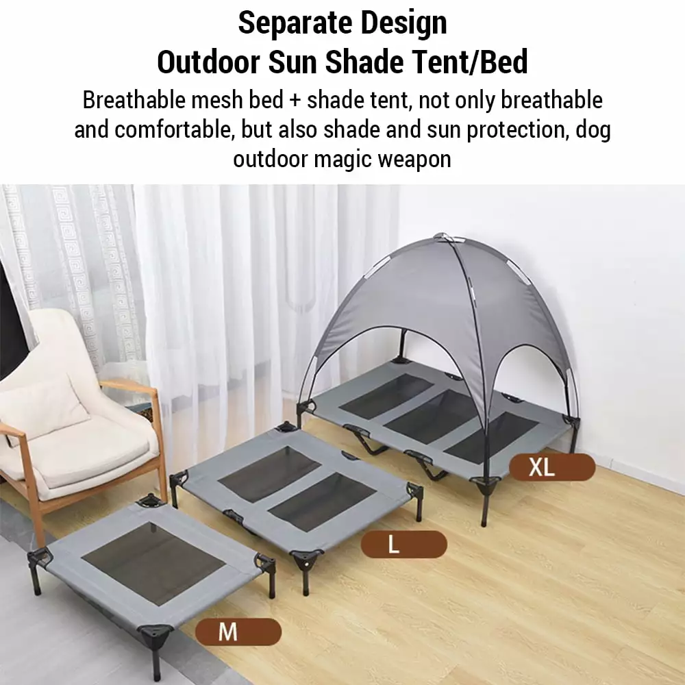 Portable Indoor Bed Tent Tear-Resistant PVC Material and Cool Teslin Mesh Comfortable Sleep L