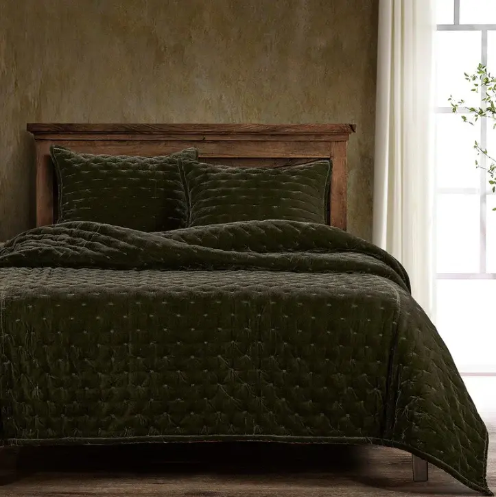 Stella Faux Silk Soft-touch, Fern Green