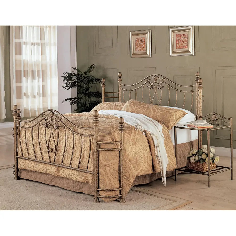 Diamond Modern Furniture COA Sydney Queen Steel Bed 300171Q