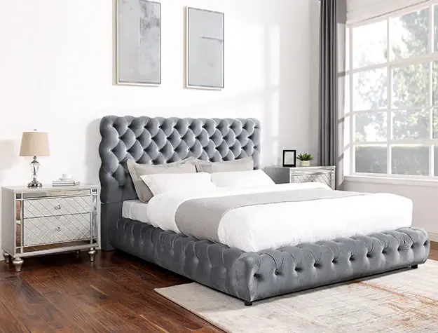 Solid Wood Flory Bedroom Place