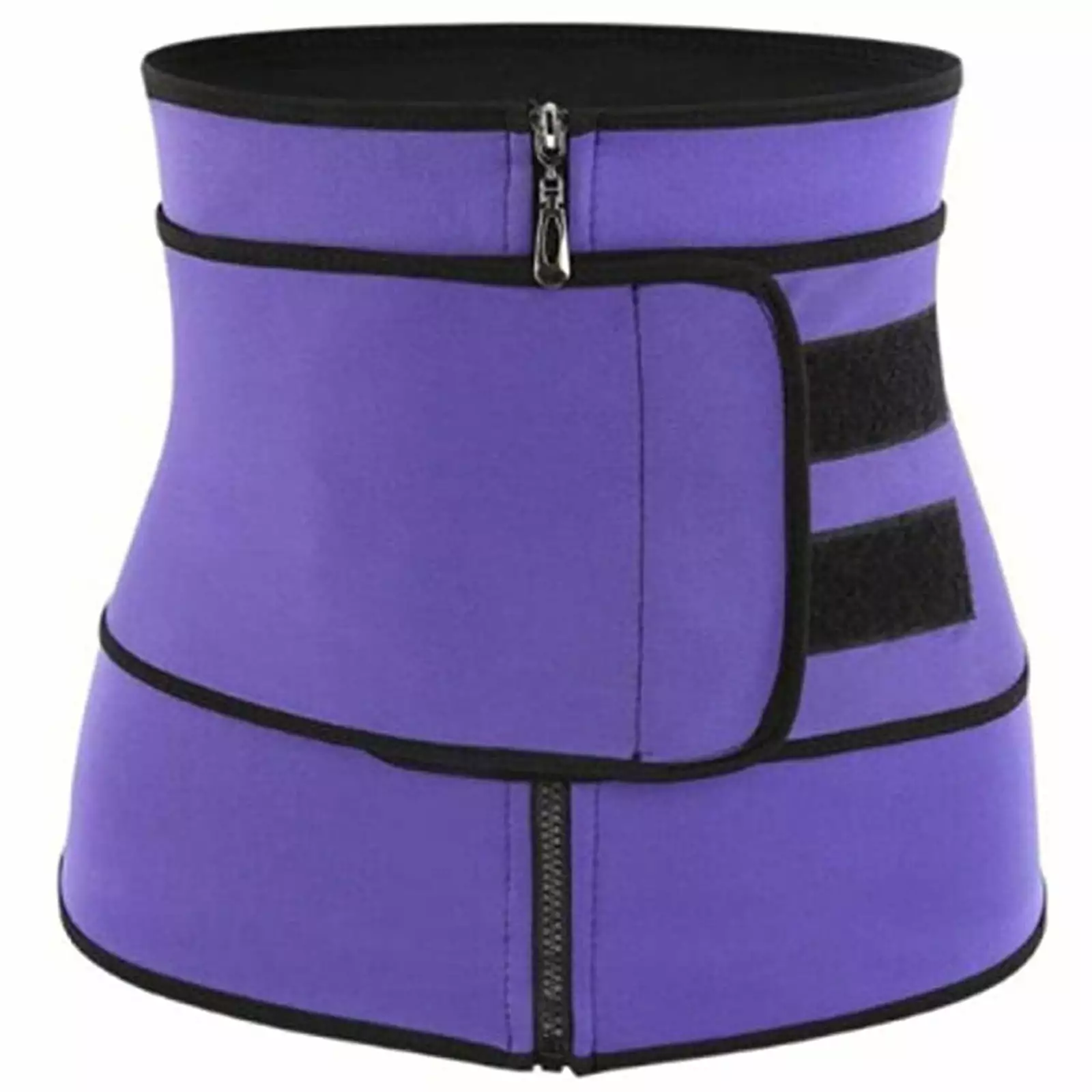 ZiSUGP Waist Trimmer Belt Men and Women Body Shaping Zipper Abdomen Belt Slimmer Kit