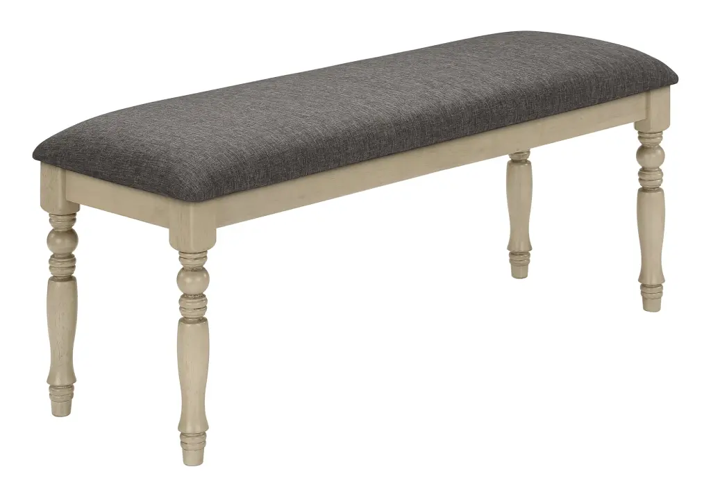 Bench 48 Inches Rectangular Upholstered Timber Entryway Dining Room Kitchen 8th street living