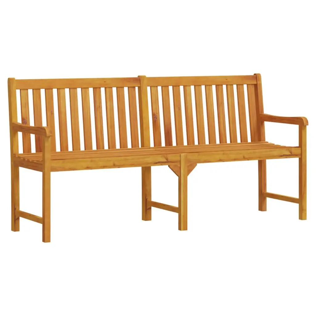 Patio Bench 70.9 Inches Solid Acacia Wood Outdoor Garden Bench