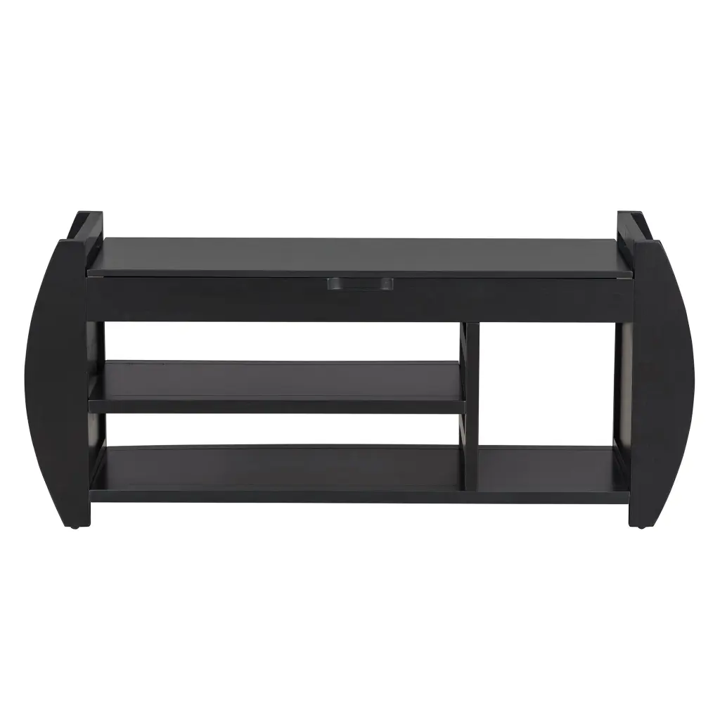 Retro Multifunctional Storage Bench Cushion and Curved Side Panel trexm