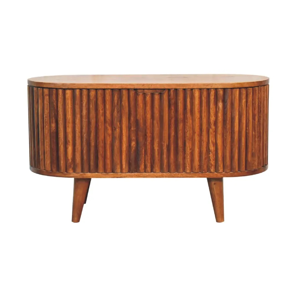 Reeve Solid Timber Blanket Box Chestnut Finish artisan furniture