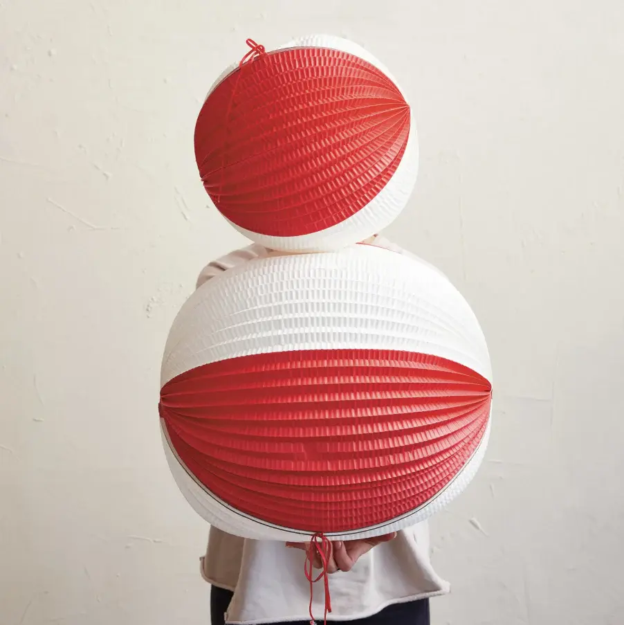 Crinkle Paper Folding Pleated Ball Ornament