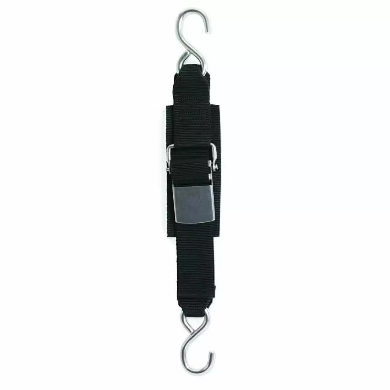 Boat Buckle F12065 2.0 x 2 ft Stainless Steel Kwik Lok Transom Tie-Downs Black Set 2 2